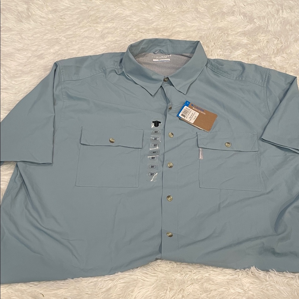 Columbia Light Blue Casual Shirt
